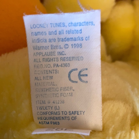 Tweety Bird Stuffed animal - Picture 8 of 8